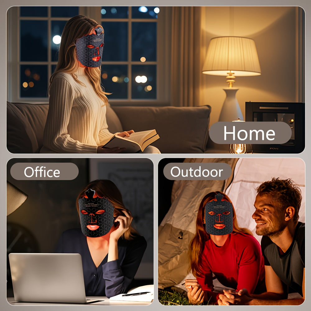 FDA Cleared 7-Color LED Light Therapy Face Mask - Anti-Aging & Acne Treatment
