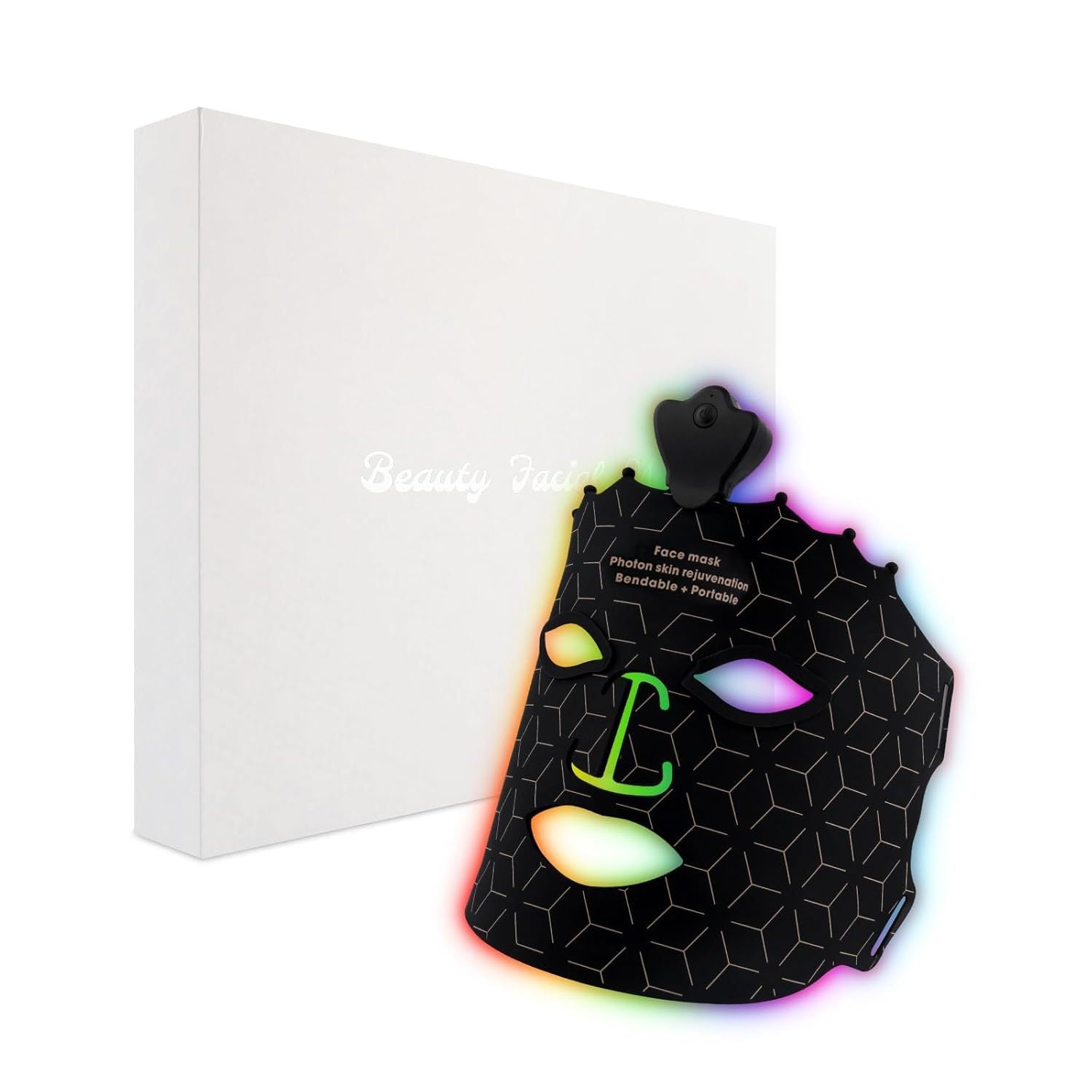 FDA Cleared 7-Color LED Light Therapy Face Mask - Anti-Aging & Acne Treatment