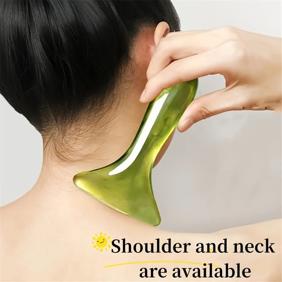 Gua sha facial tool, gua sha massage tool, lymphatic detoxification massage gua sha board for face, eyes, neck, body