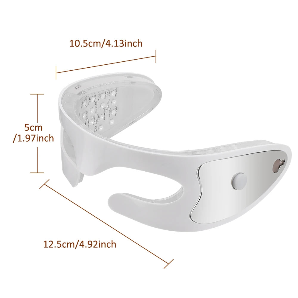 New Visual 3D Eye Massager Red Light Relief Eye Fatigue Vibration Massage Eye Muscle Relaxation Beauty Tool Remove Dark Circles