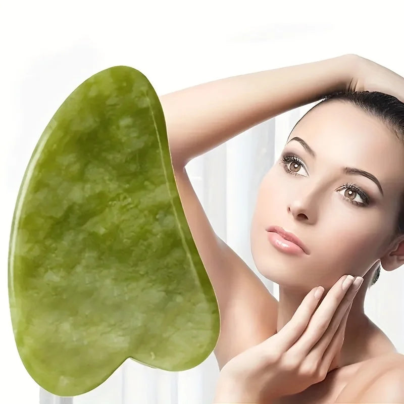 Natural Gua Sha Facial Firming Tools for Face and Body - Reduce Wrinkles, Eye Puffiness, and Aging