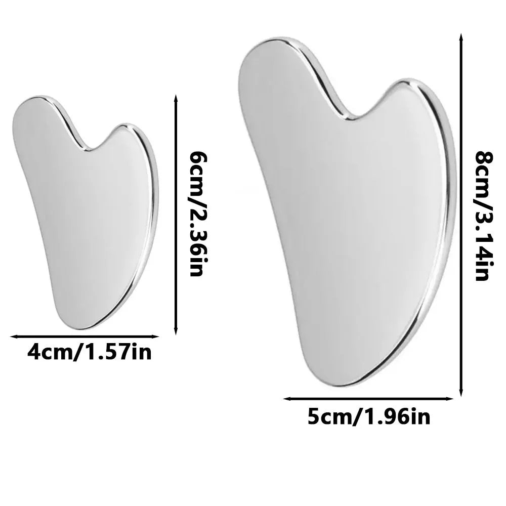 Gua Sha Facial Massage Stainless Steel Gua Sha Massage Tool Anti-Aging Firming Face Cooling Eye SPA Body Massage Tool