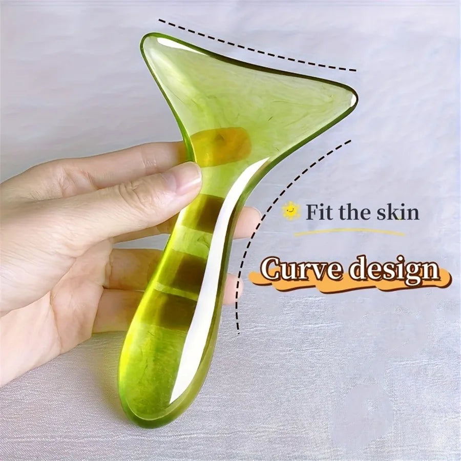Gua sha facial tool, gua sha massage tool, lymphatic detoxification massage gua sha board for face, eyes, neck, body