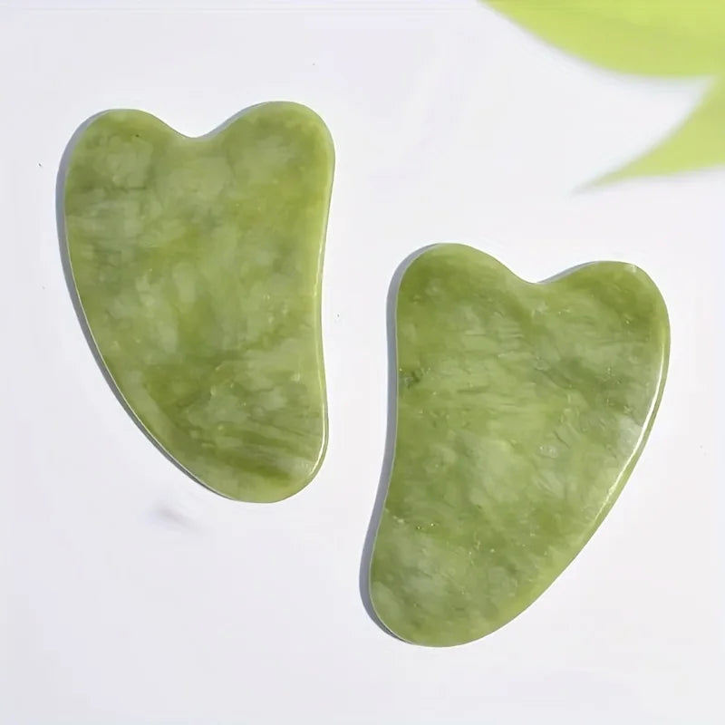 Natural Gua Sha Facial Firming Tools for Face and Body - Reduce Wrinkles, Eye Puffiness, and Aging