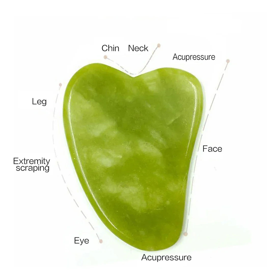 Natural Gua Sha Facial Firming Tools for Face and Body - Reduce Wrinkles, Eye Puffiness, and Aging