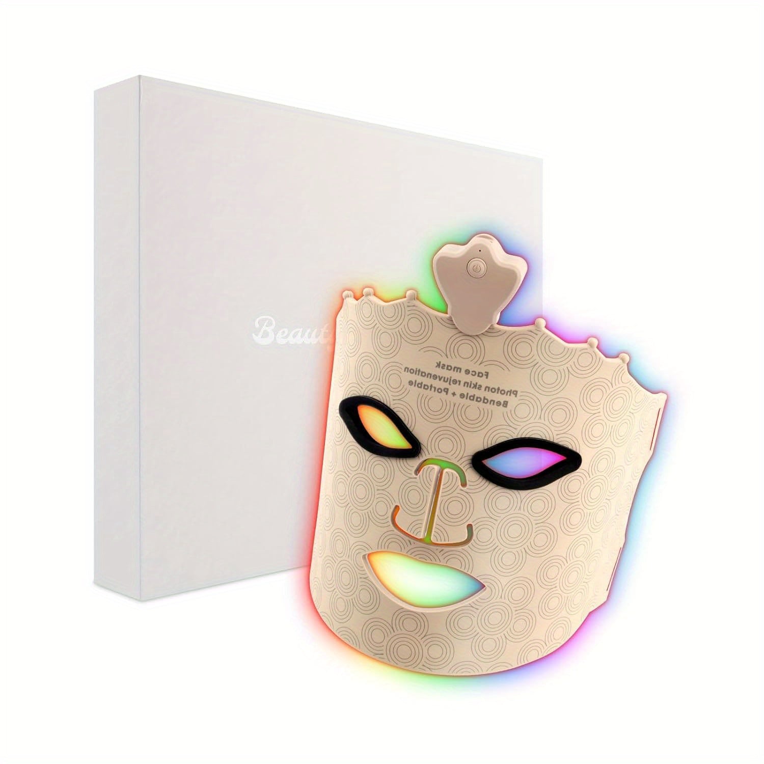 FDA Cleared 7-Color LED Light Therapy Face Mask - Anti-Aging & Acne Treatment