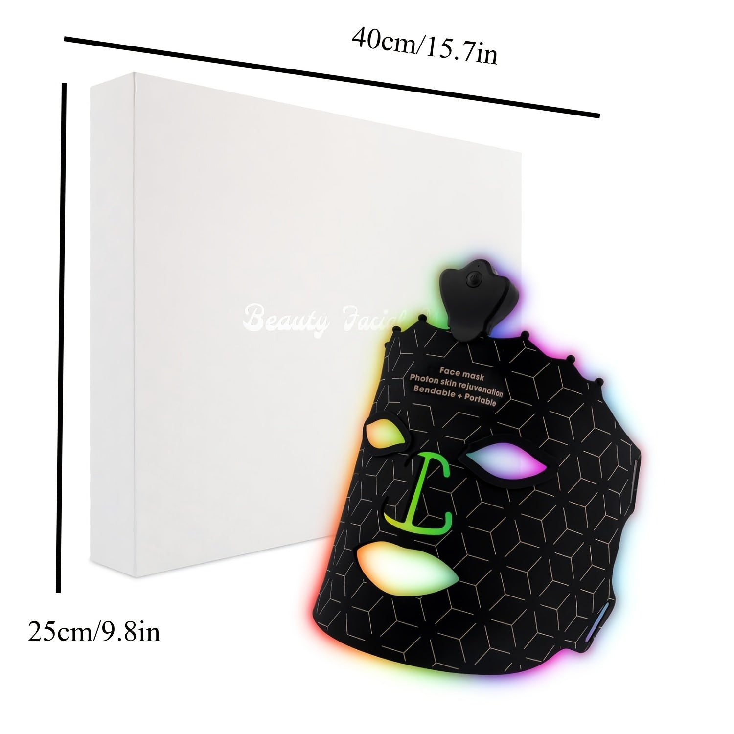 FDA Cleared 7-Color LED Light Therapy Face Mask - Anti-Aging & Acne Treatment