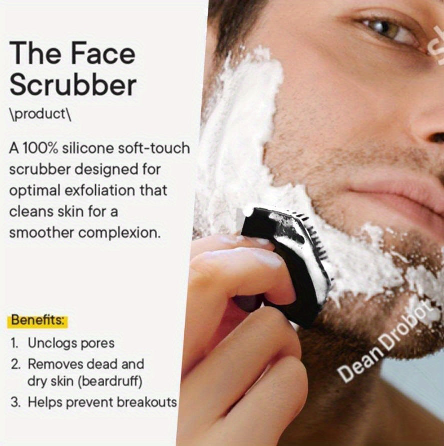 Gentle Silicone Face Scrubber - Exfoliating Facial Cleansing Brush